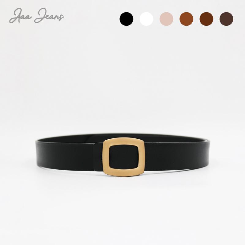 Aaa Jeans - Thắt Lưng Nữ Thời Trang Da Thật Mặt Oval