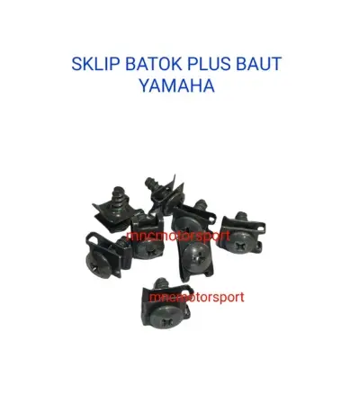 HARGA 1 BUAH SKLIP KLIP BATOK BODY PLUS BAUT CACING YAMAHA DRAT KASAR