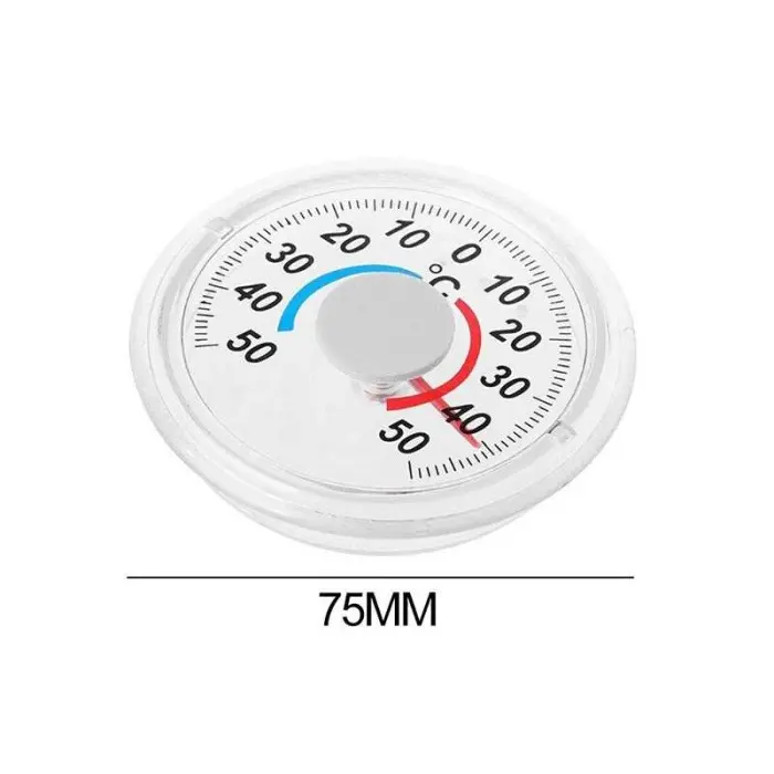 Thermometer Temperature Analog Measurement Monitor TH109 - Putih Baterai Digital 5
