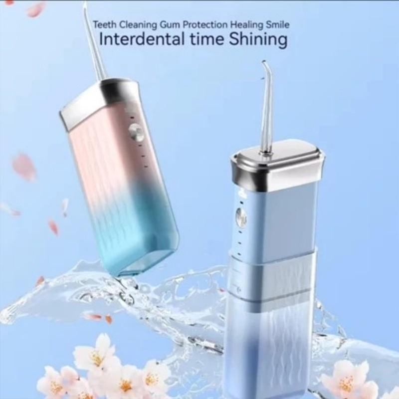 Tăm nước Brushie Sonic mini gấp gọn tiện lợi sử dụng được cho người niềng răng flossie tăm nước hangy máy tăm nước cầm tay original máy tạo khỏi bàn chải điện