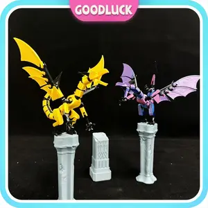 (Ready) Action Figure Articulated Naga Terbang – Dummy 13 Model 3D Rakitan Pria Naga, Mainan Anak-COD