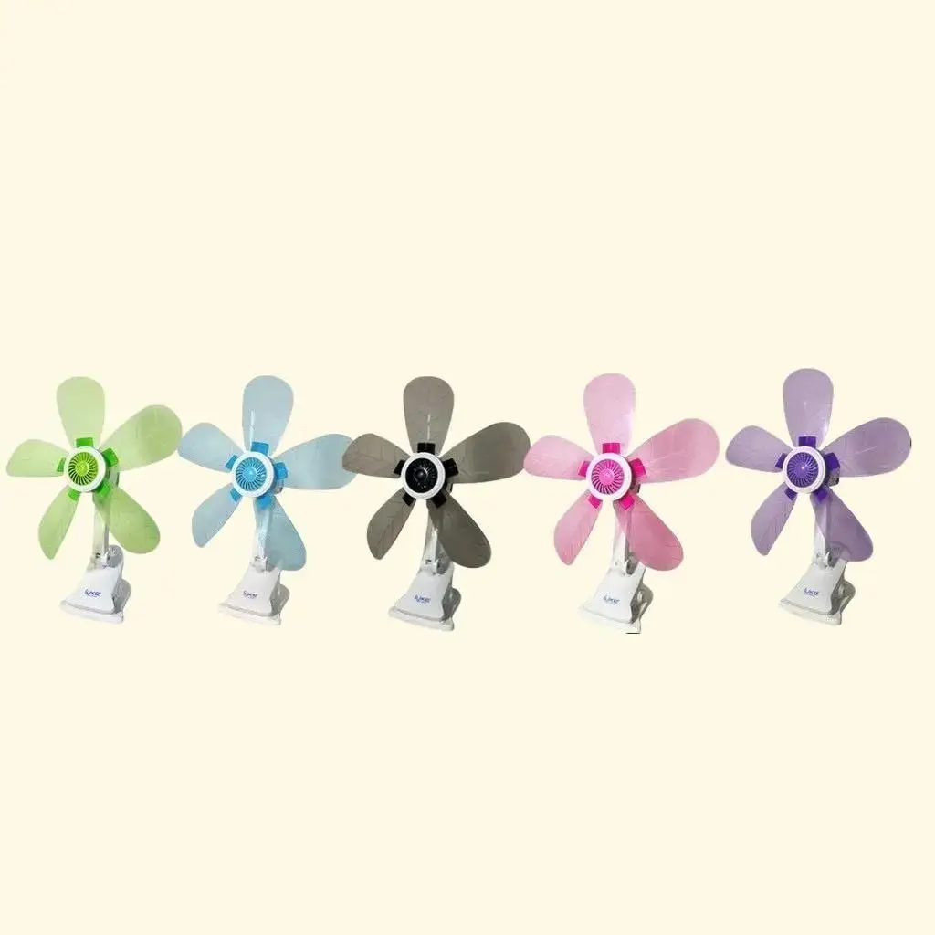 J King # 12CM Blade Portable 5 Blades Clip Electric Fan High Quality