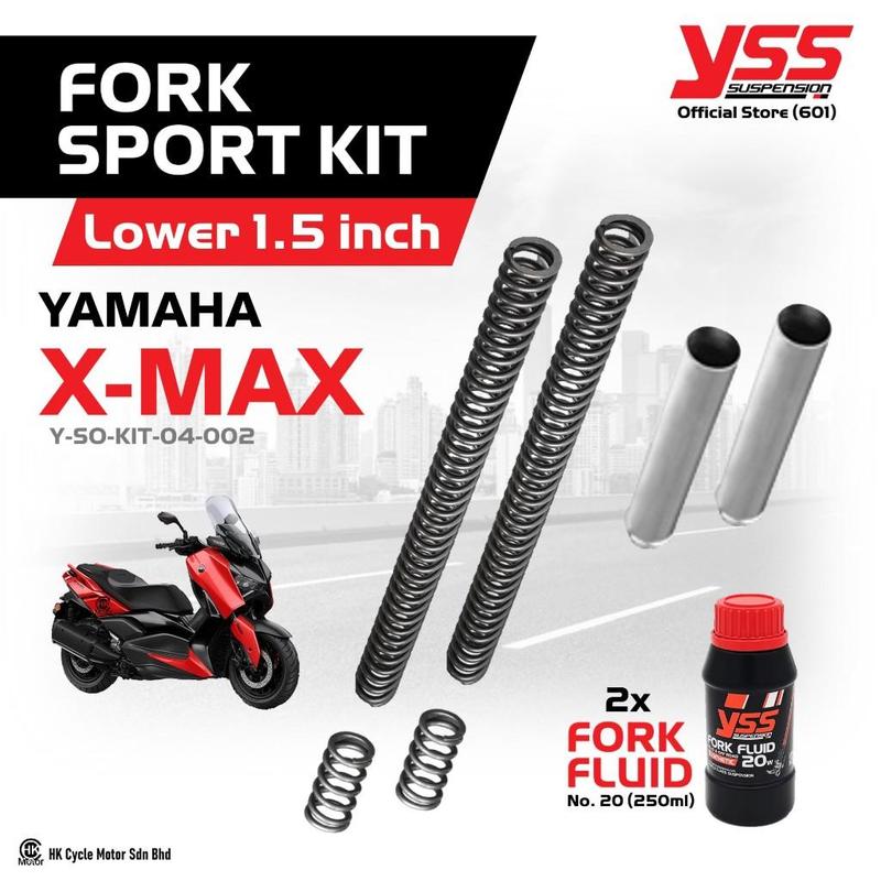 Suspension X Max 250 Sport X-MAX YSS Front Shock Absorber Lower