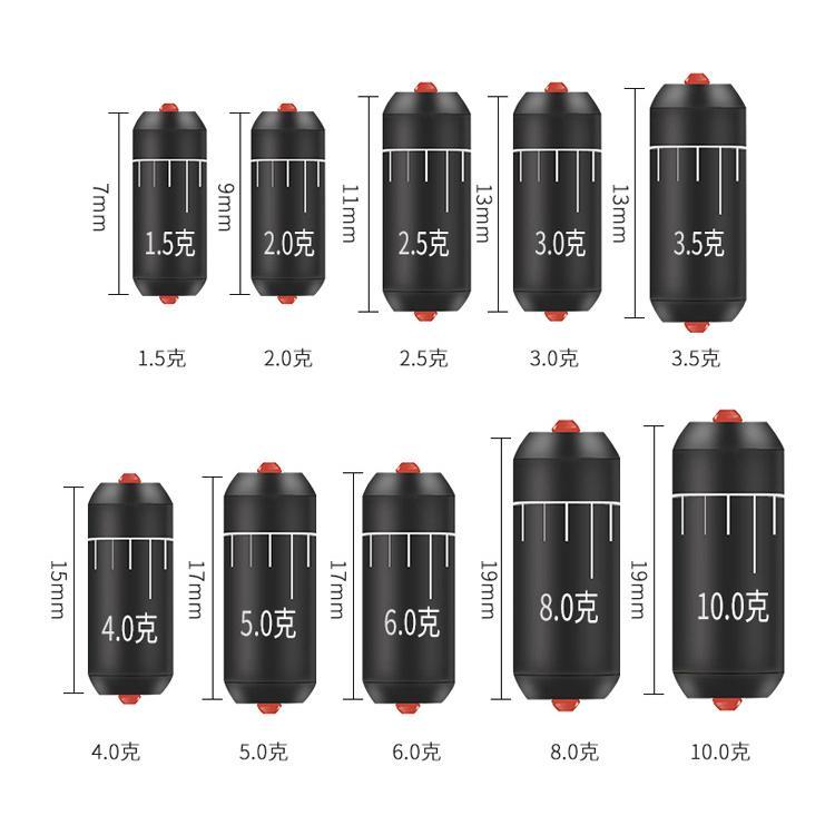 Dụng Cụ Tiện Phóng Đại Câu Cá, Chì Nhanh, Lõi Mềm, Chìm, Cắt Cạnh, Tỉ Lệ, Da Chì, Để Câu Cá Số Lượng Lớn 3