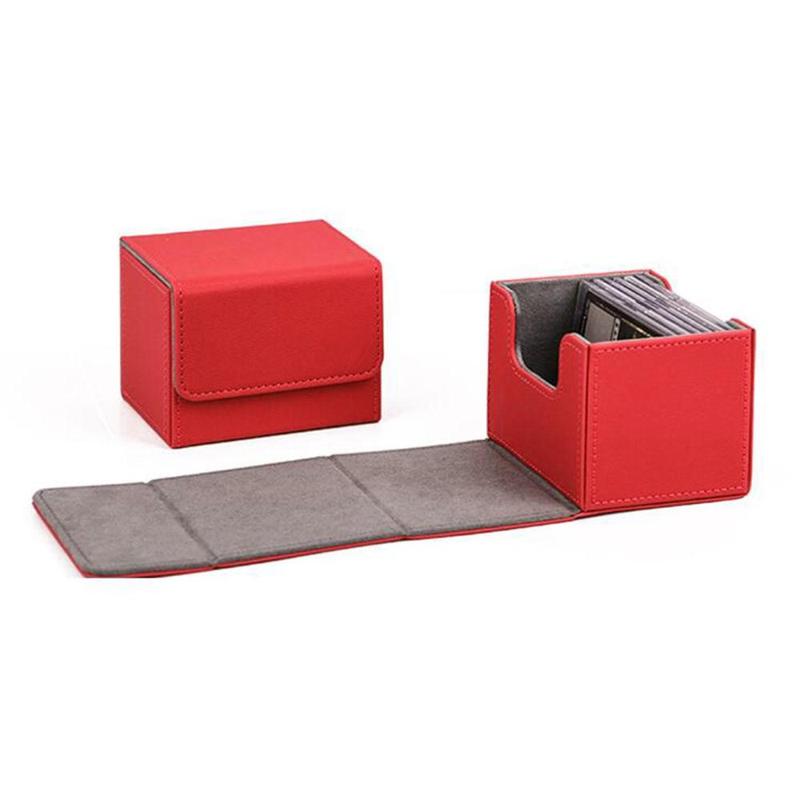 Product Introduction of Premium Card Deck Box Storage Organizer Holder Gathering Card Toy Cards Case Holds 100 Card Side-Loading Standard Game Card for TCG MTG Card 0