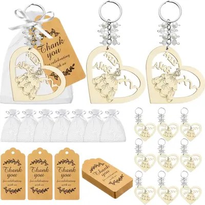 Set of 36 Infinity Design Keychains newest Bridal Shower Wedding Favors