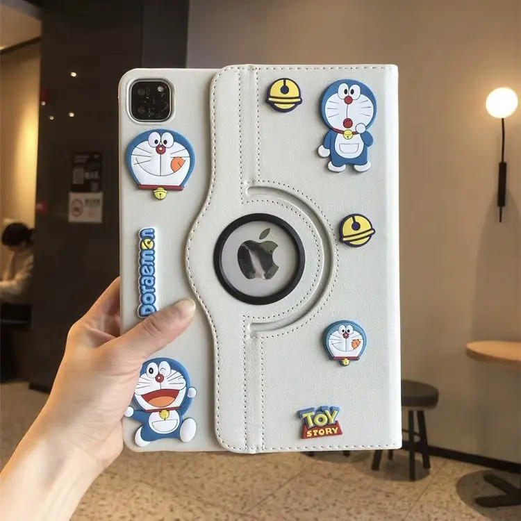 Ốp Bảo Vệ Pokonyan, Ốp Da Xoay 360, Tương Thích Với iPad Air 5 / 4 / 3 / 2 Và Apple Air 10.2 Inch, Vỏ Máy Bay, Năm 2024 3