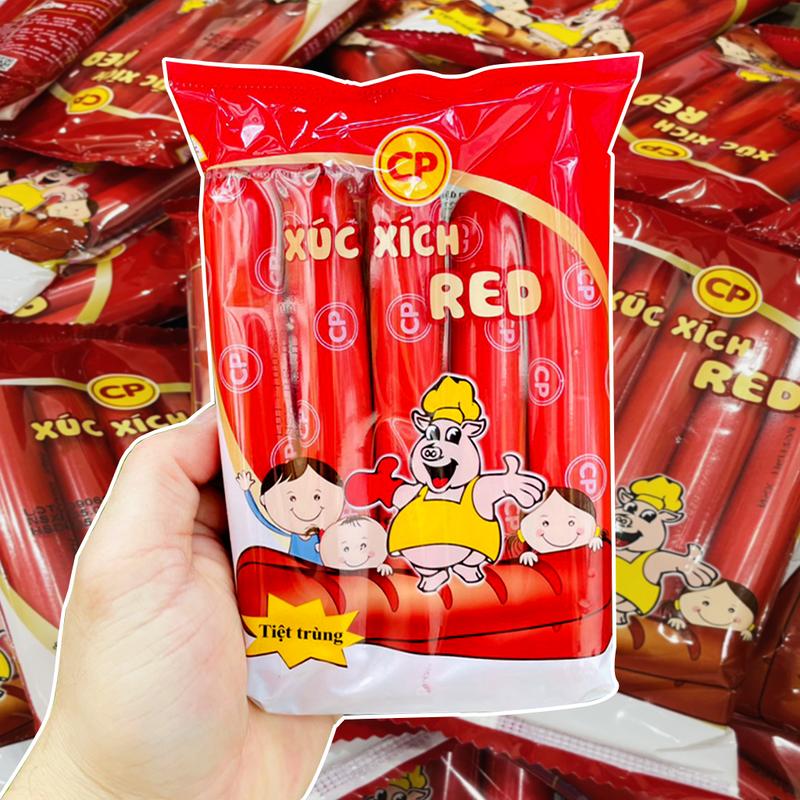 Xúc Xích Ăn Liền CP Gói 200g Tiện Lợi DATE MỚI - Xúc Xích RED CP