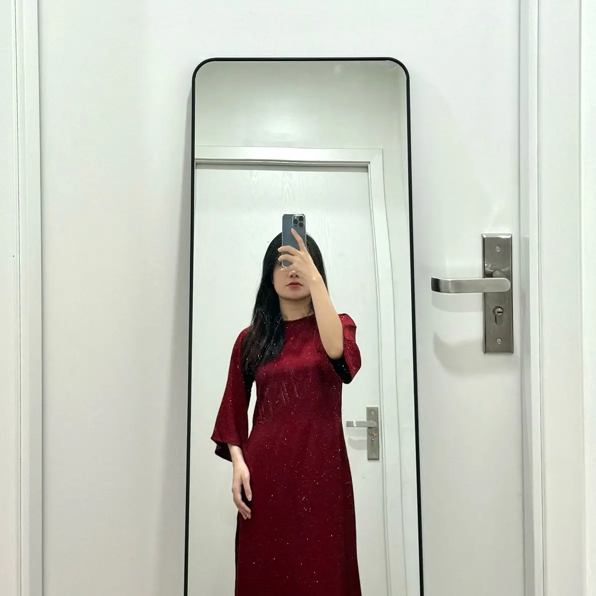[Tiệm nhà Mây - M18] Set Áo dài Mộc Tâm lụa gấm cao cấp