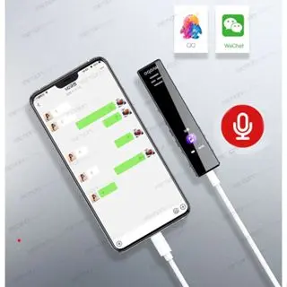 Alat Perekam Suara Voice Audio Recorder Mp3 16 GB Mini Tersembunyi Digital USB Merekam Notulensi Rapat Meeting Yutuber Live Sound Stereo Jernih Mikrofon Sensitif Praktis Portable 4