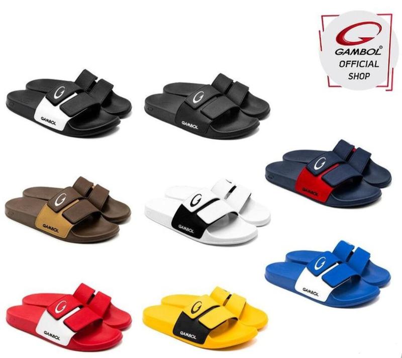 Dép Thái Lan nam  nữ đế bằng cao su unisex Gambol 43111 DéP
