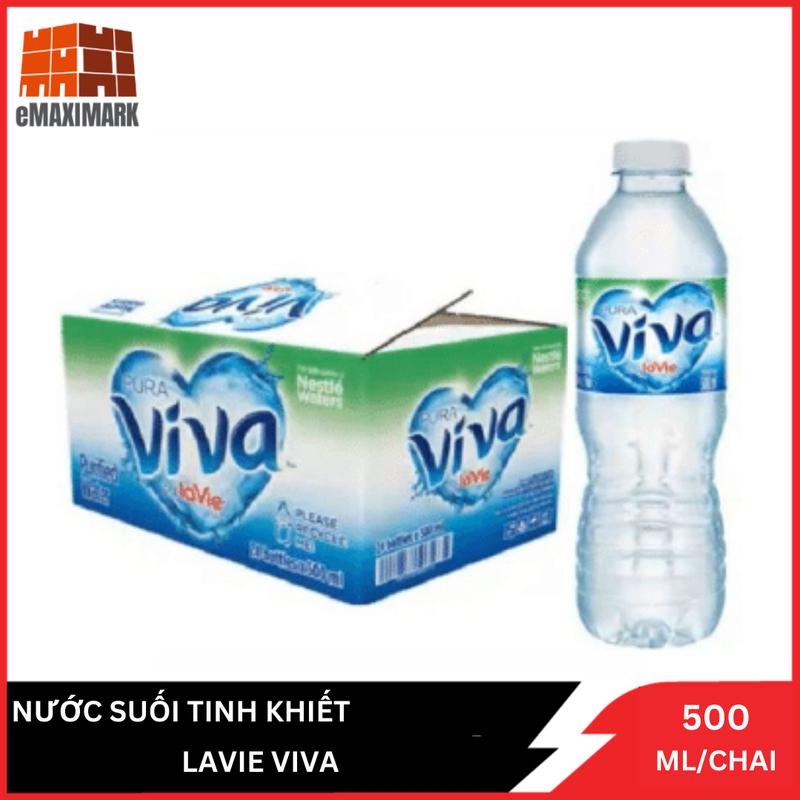 Nguyên Thùng Nước Suối Lavie Viva 500ml x 24 Chai