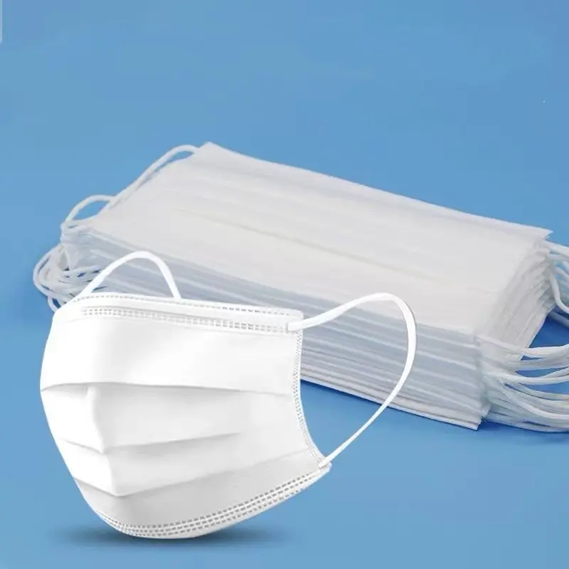 Masker 3ply Putih Isi 50pcs - Perlindungan Tinggi 0