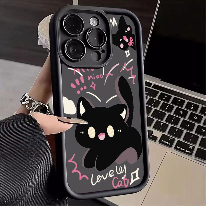 Casing Untuk hp Realme Note 60 Note 50 C63 C61 C65 C51 C51s C53 C67 C21Y C55 C15 C35 C30 C31 C20A C11 2021 Realme 10 11 9i 8i 6i 5 7i C30s C17 Narzo 50A Kartun Smart Cat Cute Kitty Couple Soft Case 8