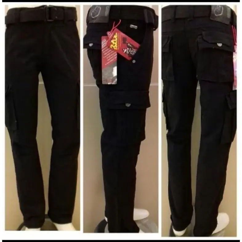 Celana Cargo / Celana Cargo Panjang / Celana Pria / Celana Cargo Import Loreng BA WANG CHENG / Kargo Stretch / Cargo Melar / Cargo Slimfit / Free Sabuk 2
