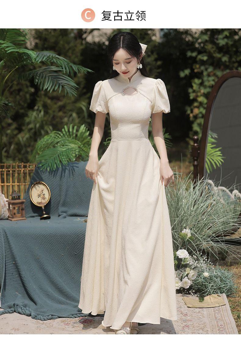 Product Introduction of Elegant Champagne Bridesmaid Dresses for 2025 Unique and Stylish Sisterhood Dresses for Spring Autumn Summer 15