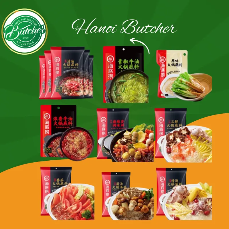 Gia Vị Cốt & Chấm lẩu Hailidao Nhiều vị 200g Cay 1