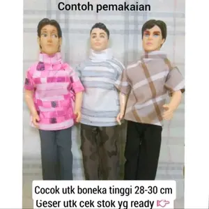 Baju Boneka Cowok Berbi Keny 28-30cm Mainan Baju Boneka Cowok Murah Mini