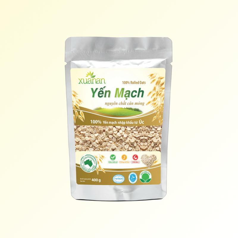 Yến Mạch Nguyên Chất Ăn Liền Xuân An Hộp 400G