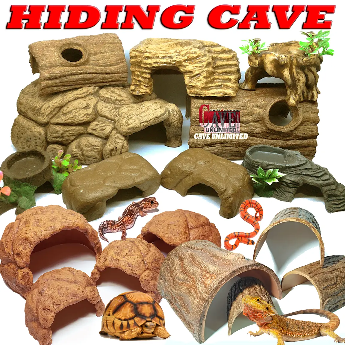 HIDING CAVE GOA TEMPAT SEMBUNYI NGUMPET HEWAN REPTILE RUMAH GECKO TORTOISE SULCATA ULAR KADAL BEARDED DRAGON KURA KURA SALVA CROCODILE SKINK VARANUS INSECTA TARANTULA KALAJENGKING KELOMANG HIDDINGCAVE HIASAN KANDANG REPTIL TERRARIUM