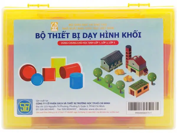 Bộ thực hành thiết bị dạy hình khối (dùng chung cho học sinh lớp 1, lớp 2, lớp 3) 0