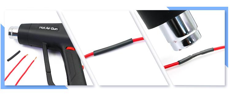 Product Introduction of Spot Goods COD 530-580pcs Heat Shrink Tube 2:1 Thermoresistant Tubing Heat Shrink Wrapping Kit Electrical  Wire Cable Insulation Sleeving 1 Set 6