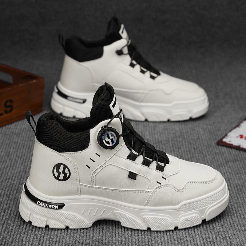 Giày boot nam nút vặn 1Z giày nam cao cổ bảo hộ lao động Z0022