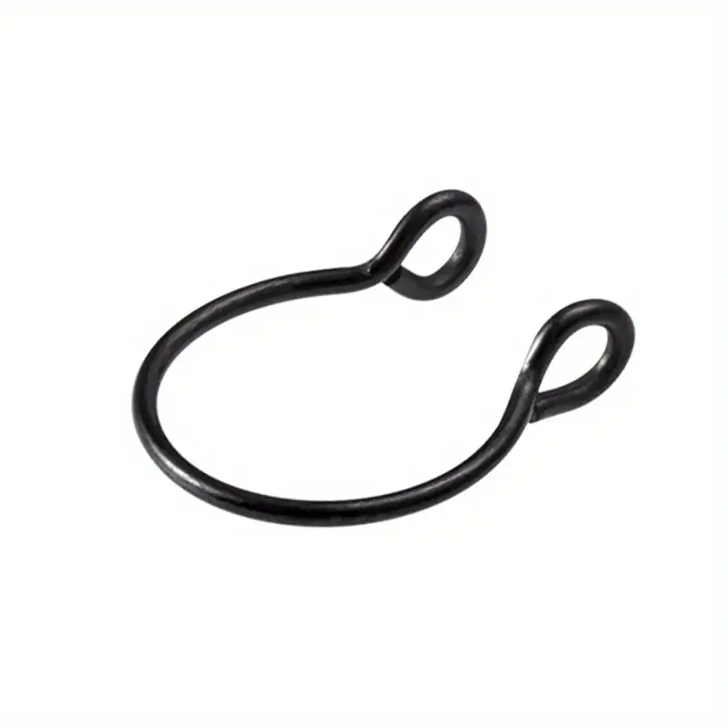 1pc U Shaped Fake Nose Septum Ring No Piercing Lip Rings Clip Hoop Earring Stainless Steel Horseshoe Circular Body Jewelry 7