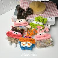 Gambar ARCEANTICS - Airpods Case Crochet Sausage Mouth Gen 1 2 3 4 PRO Soft Silicone - Long Frizzy, Airpods Gen 1/2 dari Arceantics Kota Tangerang 1 Tokopedia
