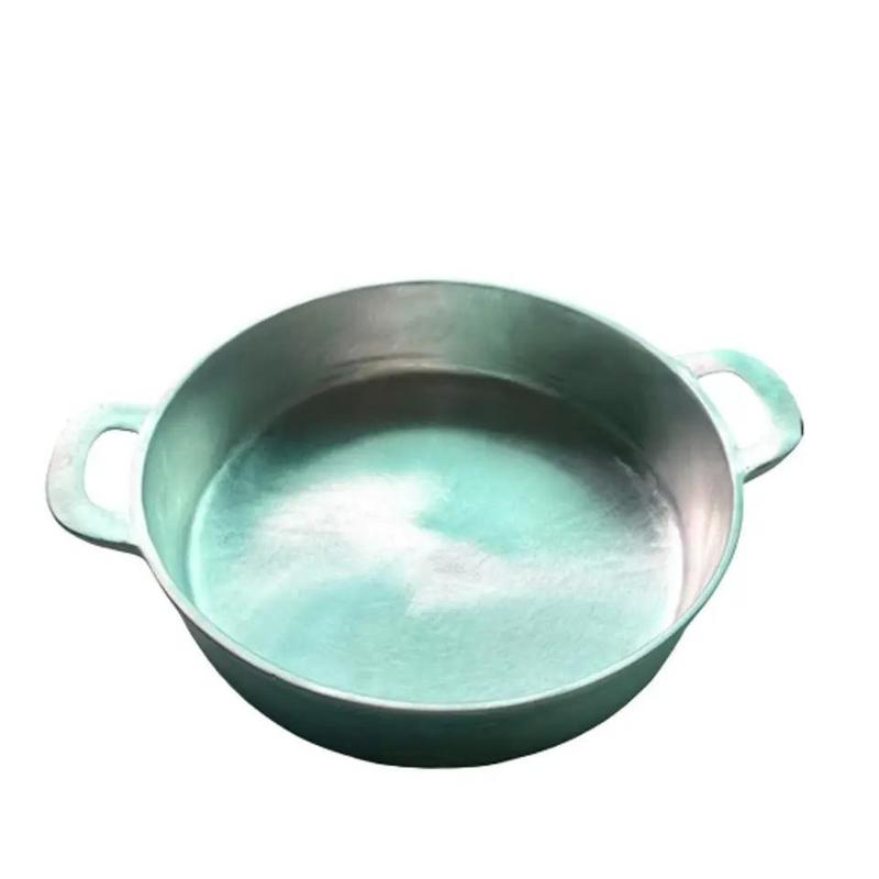 Chảo gang đế bằng 29cm( không nắp) cân nặng 1,2kg chảo ngang đúc đáy bằng chống dính