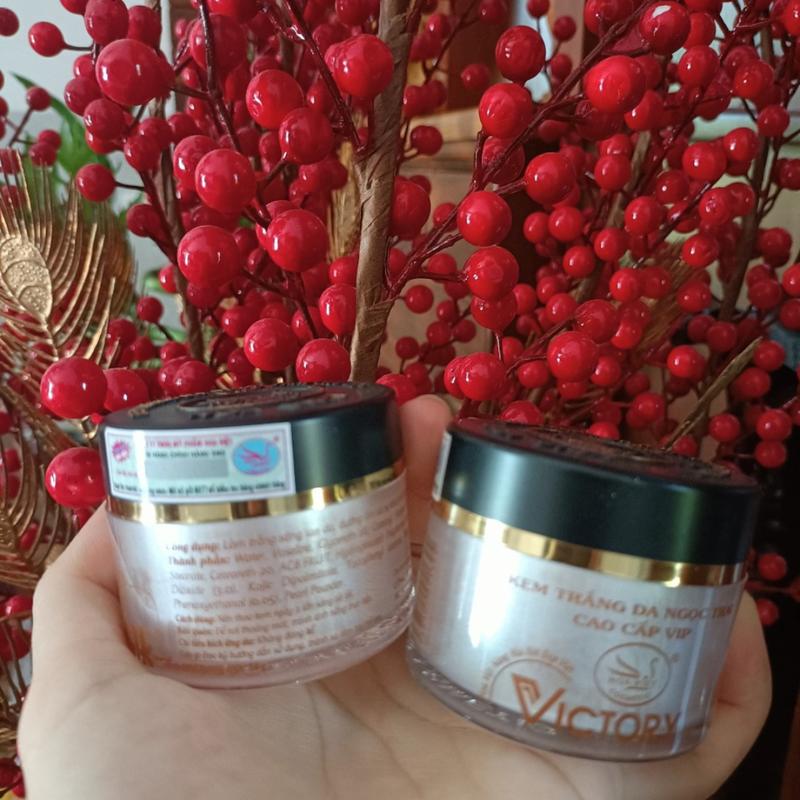 Kem victory hoa việt dưỡng trắng da cao cấp vip nắp đen 14g 8