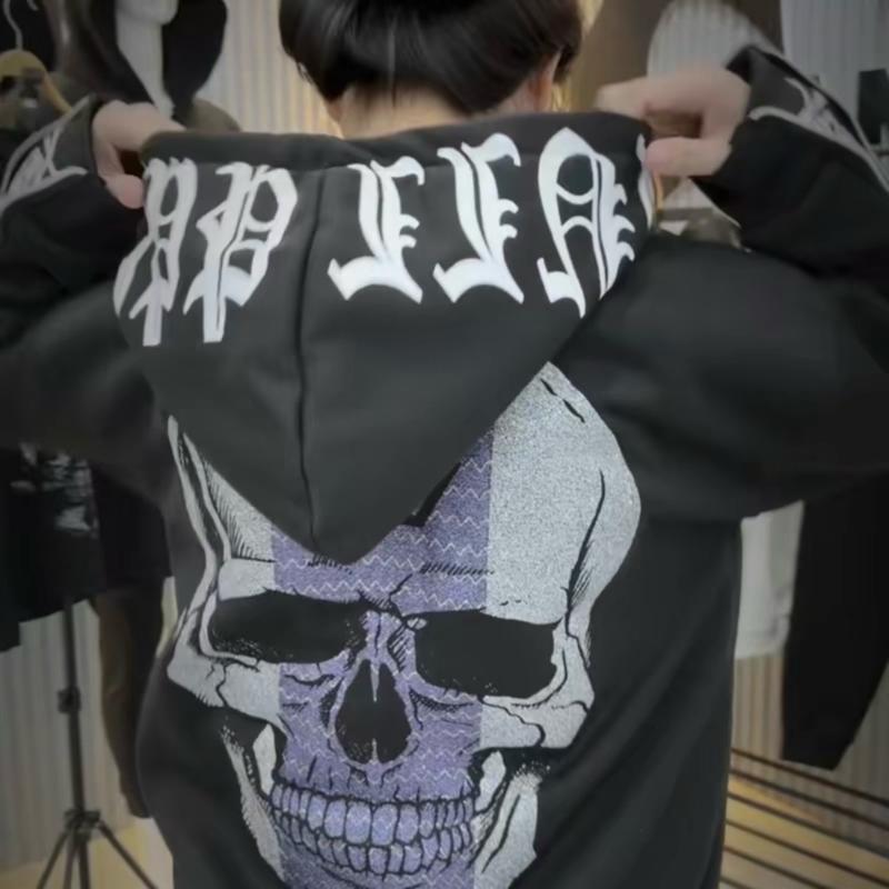 Áo Khoác Đầu Lâu Tím Kim Tuyến có khóa Tay nỉ bông hottrend Nam Nữ áo  khoác áo  khoác hổ  gió áo  khoác hoodie  nam áo  khoác áo  khoác áo  lông sev  jacket áo  bomber áo  khoác aastu.vn  hoodie hoodie  jean ross  studio 0