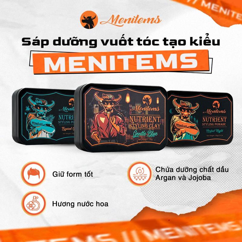 [AFF] Mua 1 Sáp Vuốt Tóc Clay Menitems 100g, Giúp Chăm Sóc Tóc, Dưỡng Tóc TẶNG 1 Dầu gội Men Items - P2