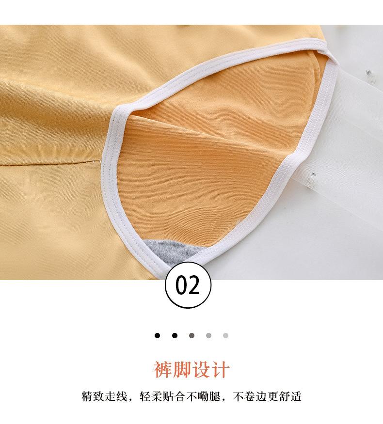 Product Introduction of 2024 Summer New Panties Female Cute Sweet Cartoon Girl Mid-Waist Breathable plus Size Girl Student Briefs Lady Lingerie 10