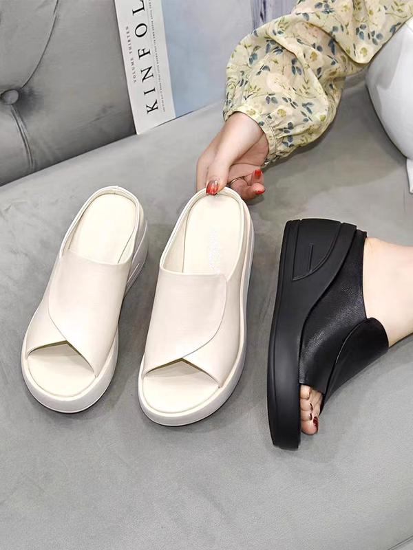 DÉP DA CAO CẤP HỞ MŨI CAO 7CM Cao Su DéP Sandal