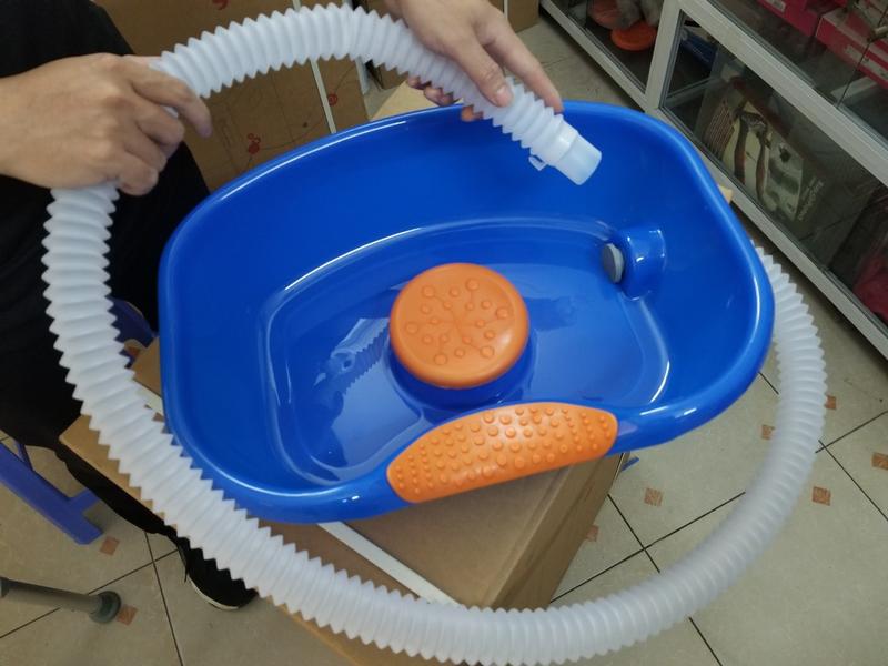 Chậu gội đầu tại giường cho người già, bà bầu, trẻ nhỏ nhựa Việt Nhật -Thau gội đầu tiện ích