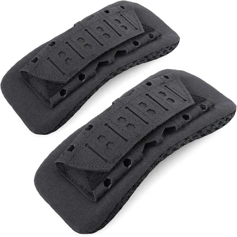 Outdoor Tactical Shoulder Pad, Breathable Laser Cut Tactical Vest Buffer Non-slip Shoulder Pad, Shoulder Strap Pad for Outdoor Sports 4