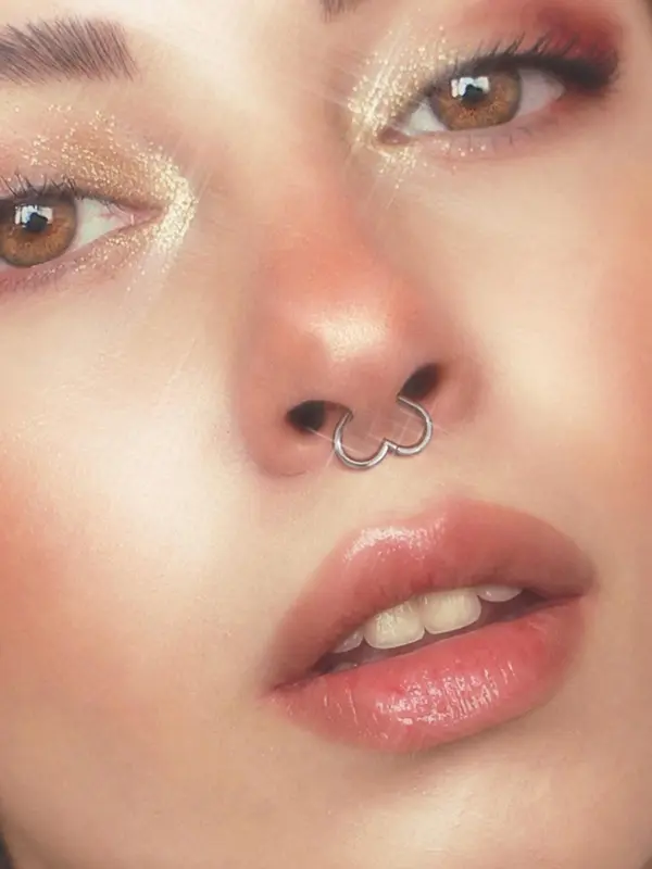 Heart Shaped Stainless Steel Hoop Earrings, Fashionable Earrings for Women & Girls, Trendy All-match & Exquisite Jewelry for Birthday Gift 4