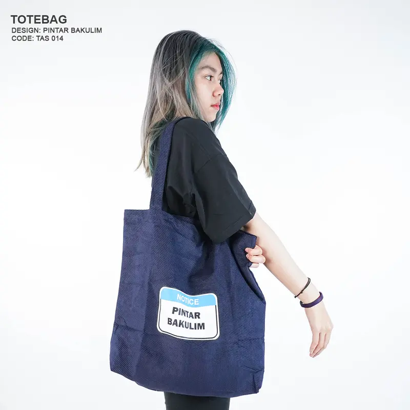 Intalu Totebag Kain Motif Sablon Unik Casual Pria Wanita Oleh-Oleh Banjarmasin TAS 01-011-015 5