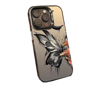 Rendering Butterfly เหมาะสำหรับเคสโทรศัพท์มือถือ Apple 15promax ระดับไฮเอนด์ 14/13/12 รวมทุกอย่าง