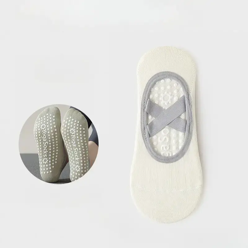 AOLITE Kaos Kaki Invisible Anti Slip Yoga Pilates Wanita 35-39