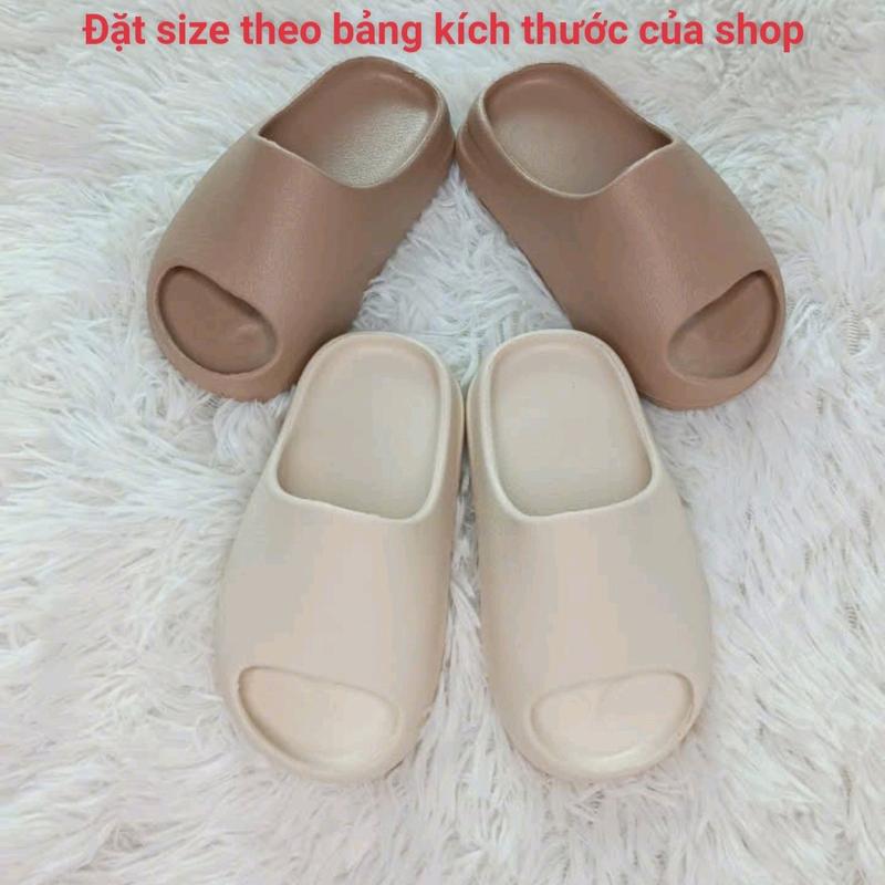 dép bánh mì trẻ em bé trai bé gái size từ 23-34 vân nhám hàng DUWA chính hãng chất liệu EVA dép đế cao 3cm