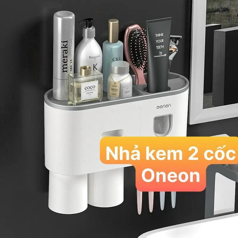 Bộ nhả kem đánh răng  tự động 2 cốc
