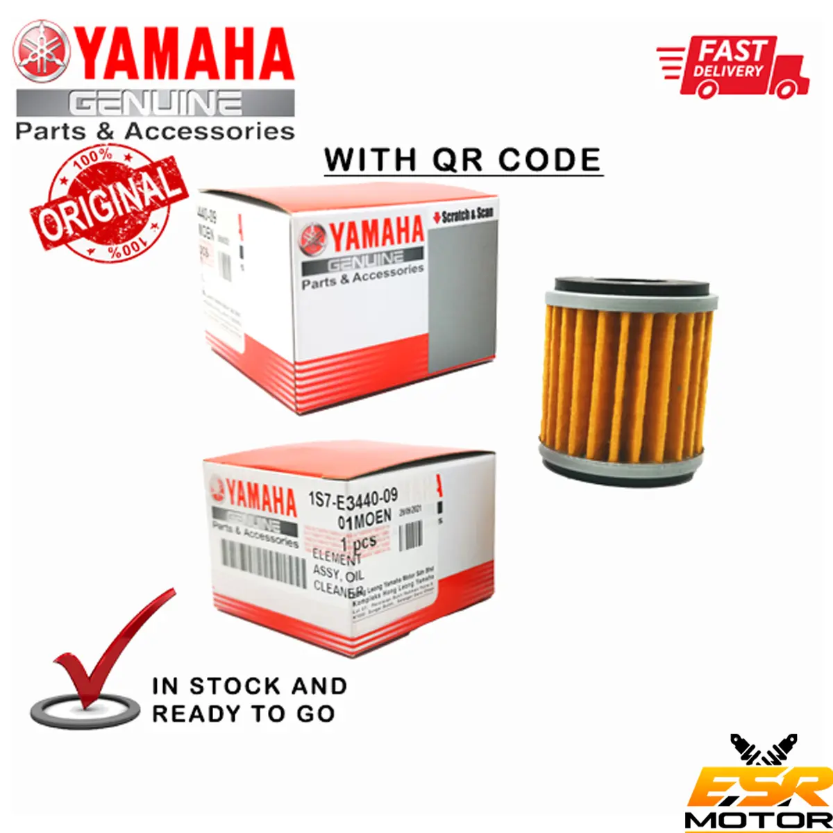 YAMAHA LC135 OIL FILTER 100% ORIGINAL 1S7-E3440-00 Motorcycle Accessories  LC135 FZ150 Y15ZR