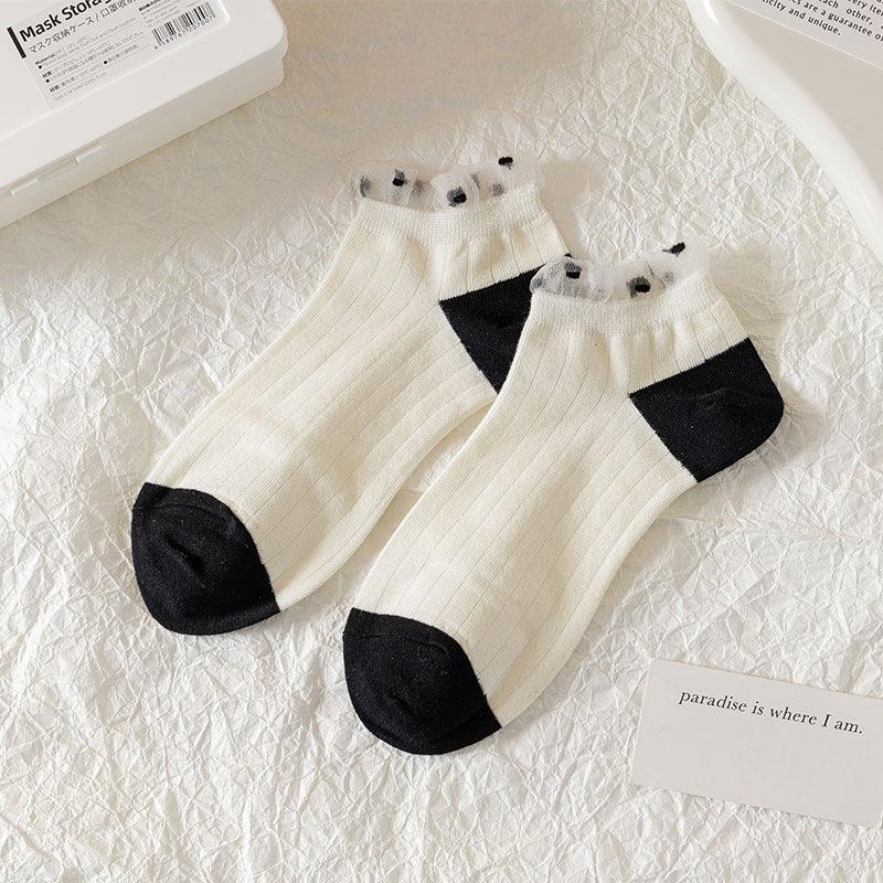 Product Introduction of Women Casual Plain Basic Socks 22