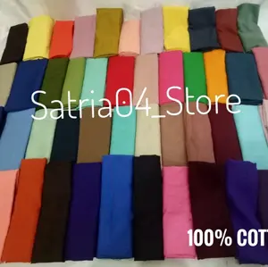 3 PCS SAPUTANGAN POLOS BAHAN KATUN/SAPUTANGAN CEWEK COWOK Katun