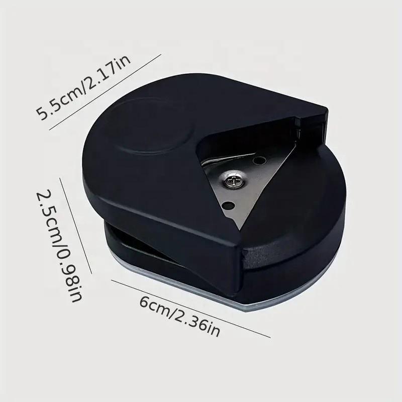 Product Introduction of 1/2pcs R4 Card Rounded  Corner Rounder Paper Portable Hole Trimmer Angle Border Punch Photo Scrapbook Office DIY Craft HandTool 6