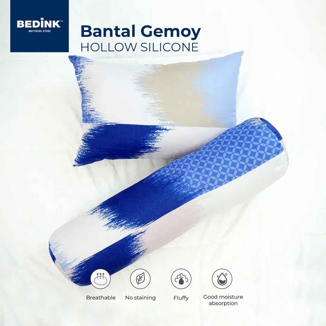 BEDINK Bantal Tidur GEMOY (BONUS Guling)
