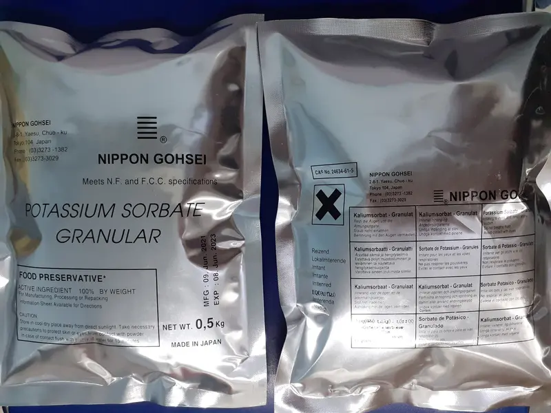 Potassium Sorbate Bịch-Nhật (1KG)_Chất bảo quản,chống mốc dùng trong thực phẩm 1