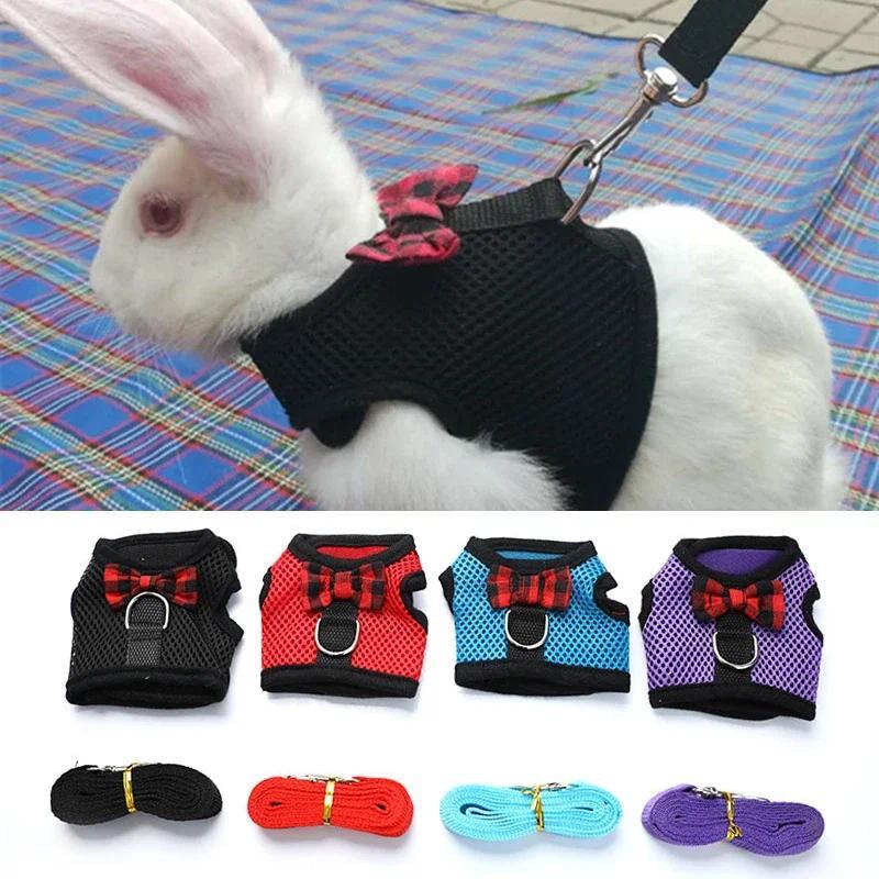 Cute Rabbit Harness Leash Set Bunny Vest Harnesses Guinea Pi - TikTok ...